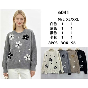 Sweter damski okrągły M/L-XL/2XL