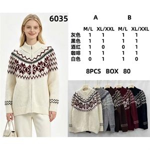 Sweter damski rozpinany na zamek M/L-XL/2XL