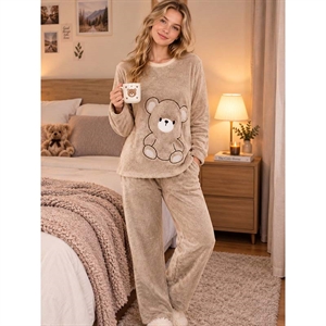 Piżama damska gruba polar  S-XL