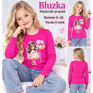 Bluzka dziewczęca 6-16 lat