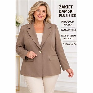 Żakiet damski PLUS SIZE 48-54