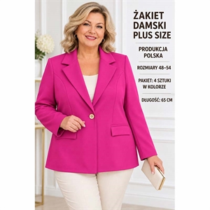 Żakiet damski PLUS SIZE 48-54