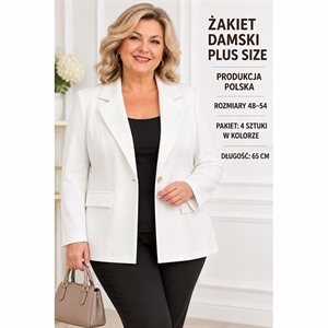 Żakiet damski PLUS SIZE 48-54