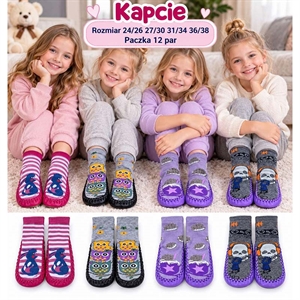 Kapcie dla dzieci 24-38