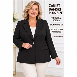 Żakiet damski PLUS SIZE 48-54