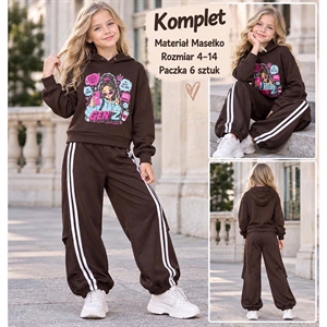 Komplet dziewczęcy 4-14 lat