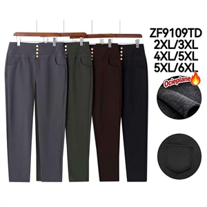 Spodnie ocieplane damskie  2XL/3XL-5XL/6XL