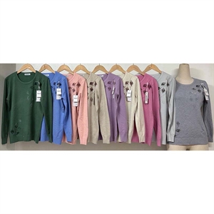Sweter damski okrągły  L/XL-XL/2XL