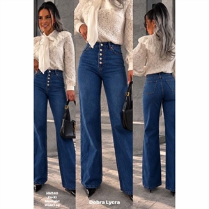 Jeansy szerokie nogawki  XS-XL