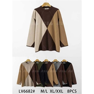 Sweter damski okrągły  M/L-XL/2XL
