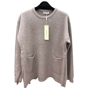 Sweter damski okrągły