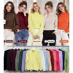 Sweter damski z golfem