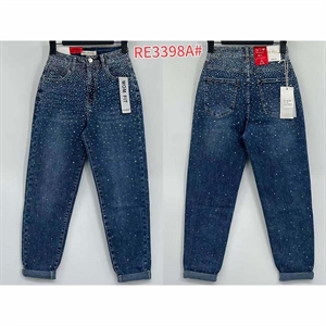 Jeansy z cekinami  34-42