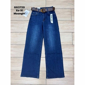 Jeansy szerokie nogawki  XS-XL