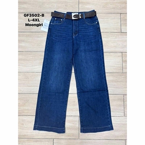 Jeansy szerokie nogawki  L-4XL