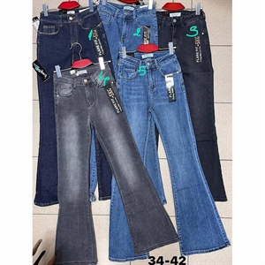 Jeansy dzwony damskie  34-42