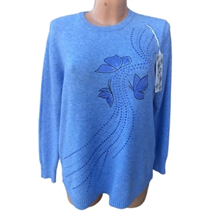 Sweter damski okrągły M/L-XL/2XL