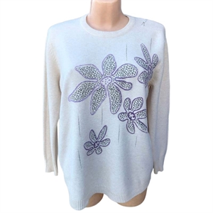 Sweter damski okrągły M/L-XL/2XL
