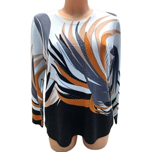 Sweter damski okrągły M/L-XL/2XL