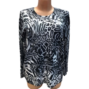 Sweter damski okrągły M/L-XL/2XL