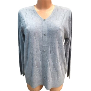 Sweter damski z dekoltem w serek M/L-XL/2XL