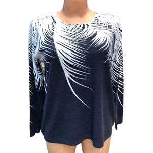 Sweter damski okrągły M/L-XL/2XL