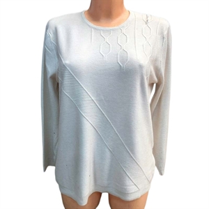 Sweter damski okrągły L/XL 2XL/3XL