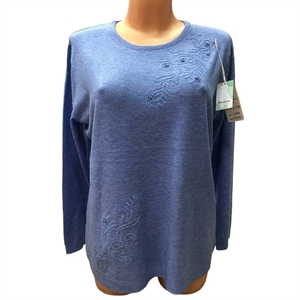 Sweter damski okrągły L/XL 2XL/3XL