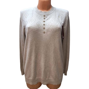 Sweter damski okrągły L/XL 2XL/3XL