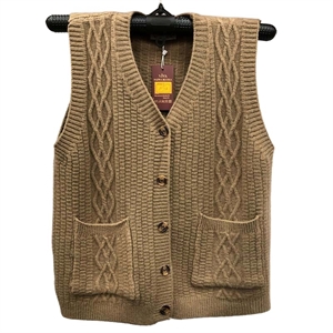 Kamizelka swetrowa zapinana na guziki L/XL-2XL/3XL