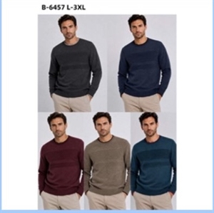 Sweter męski okrągły  L-3XL