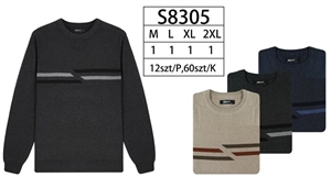 Sweter męski okrągły  L-3XL