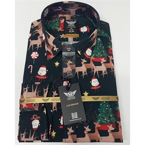 Koszula świąteczna CYFROWA krój SLIM fit M-2XL