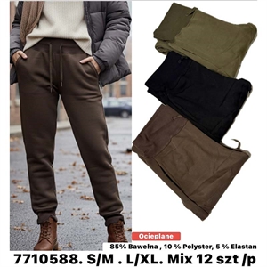 Spodnie ocieplane damskie (S-XL)