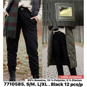 Spodnie lekko ocieplane damskie (S-XL)