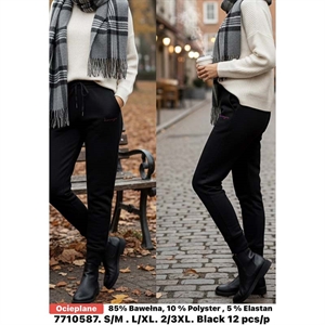 Spodnie ocieplane damskie (S-3XL)