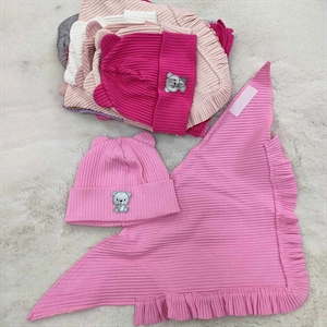 Komplet czapka + szalik  48-50cm