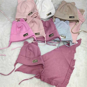 Komplet czapka + szalik  44-48cm