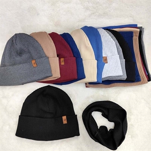 Komplet czapka + komin  56-58cm