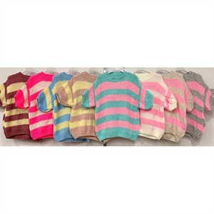 Sweter damski z krótkim rękawem