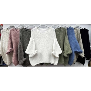 Sweter damski okrągły