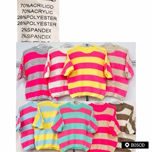 Sweter damski okrągły