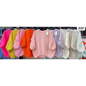 Sweter damski z krótkim rękawem