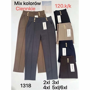 Spodnie cienkie damskie  2XL-5XL/6XL