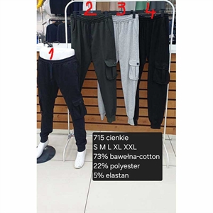 Spodnie cienkie dresowe męskie produkt Turecki  S-2XL