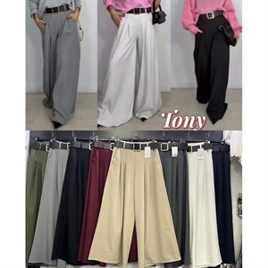 Spodnie szerokie nogawki produkt Włoski