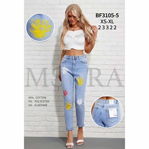 Jeansy damskie Msara  XS-XL