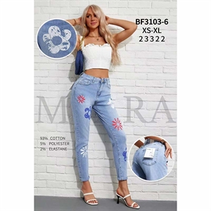 Jeansy damskie Msara  XS-XL