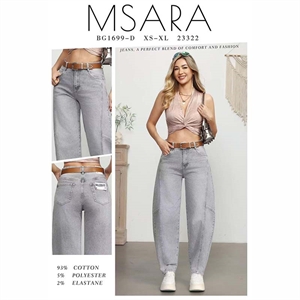 Jeansy damskie Msara  XS-XL