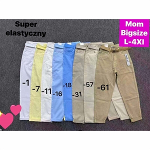 Jeansy damskie  L-4XL big size